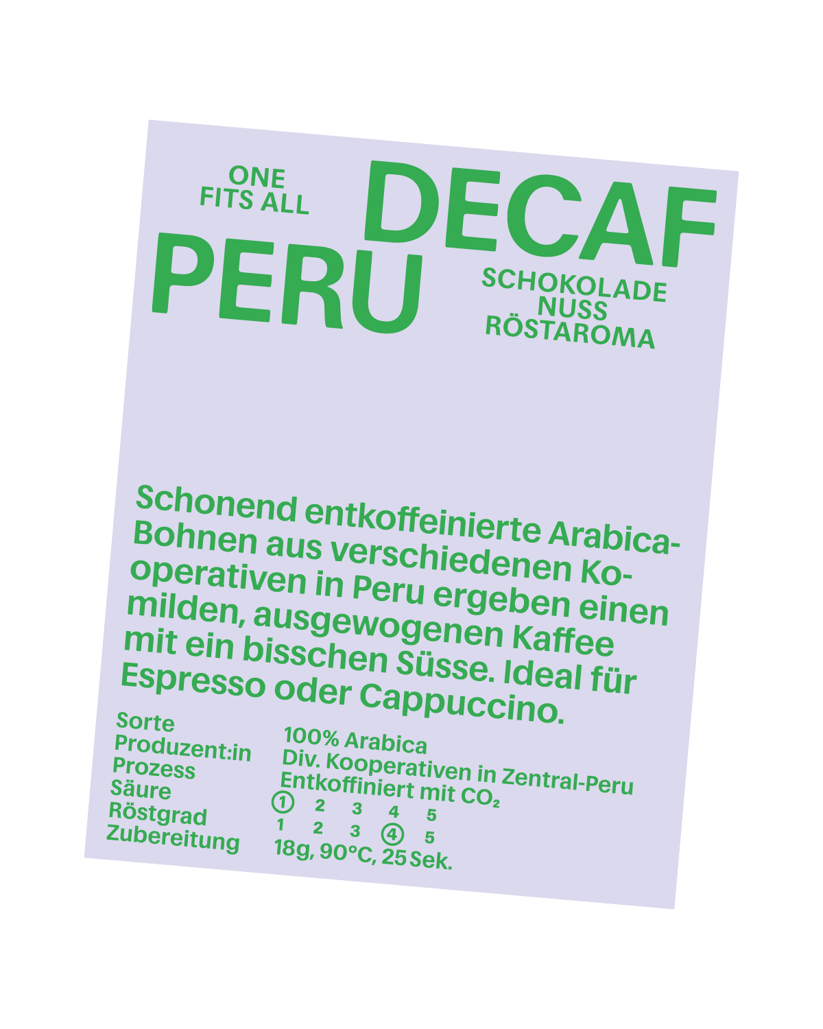 B2B Decaf Peru