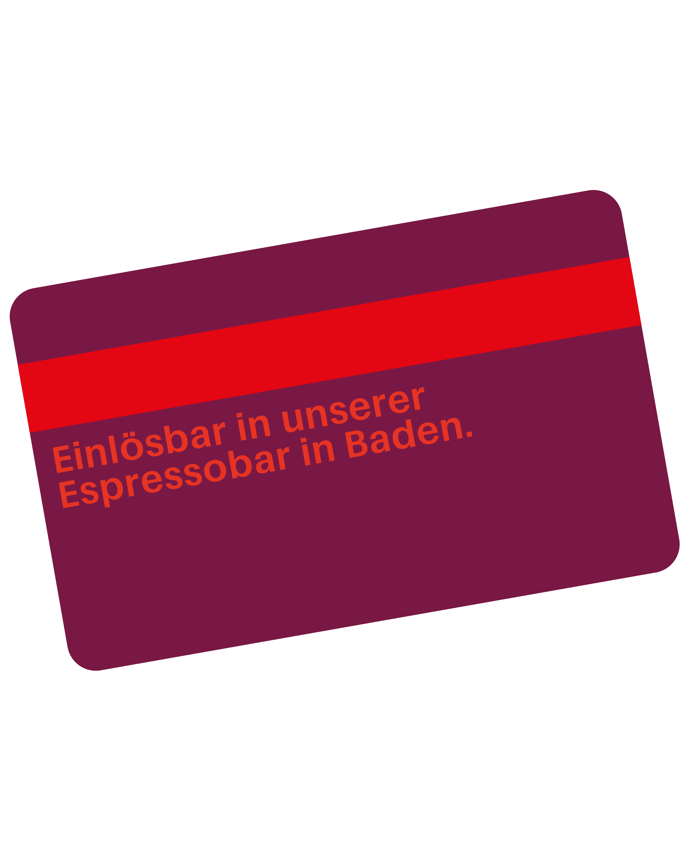 Geschenkkarte Espressobar