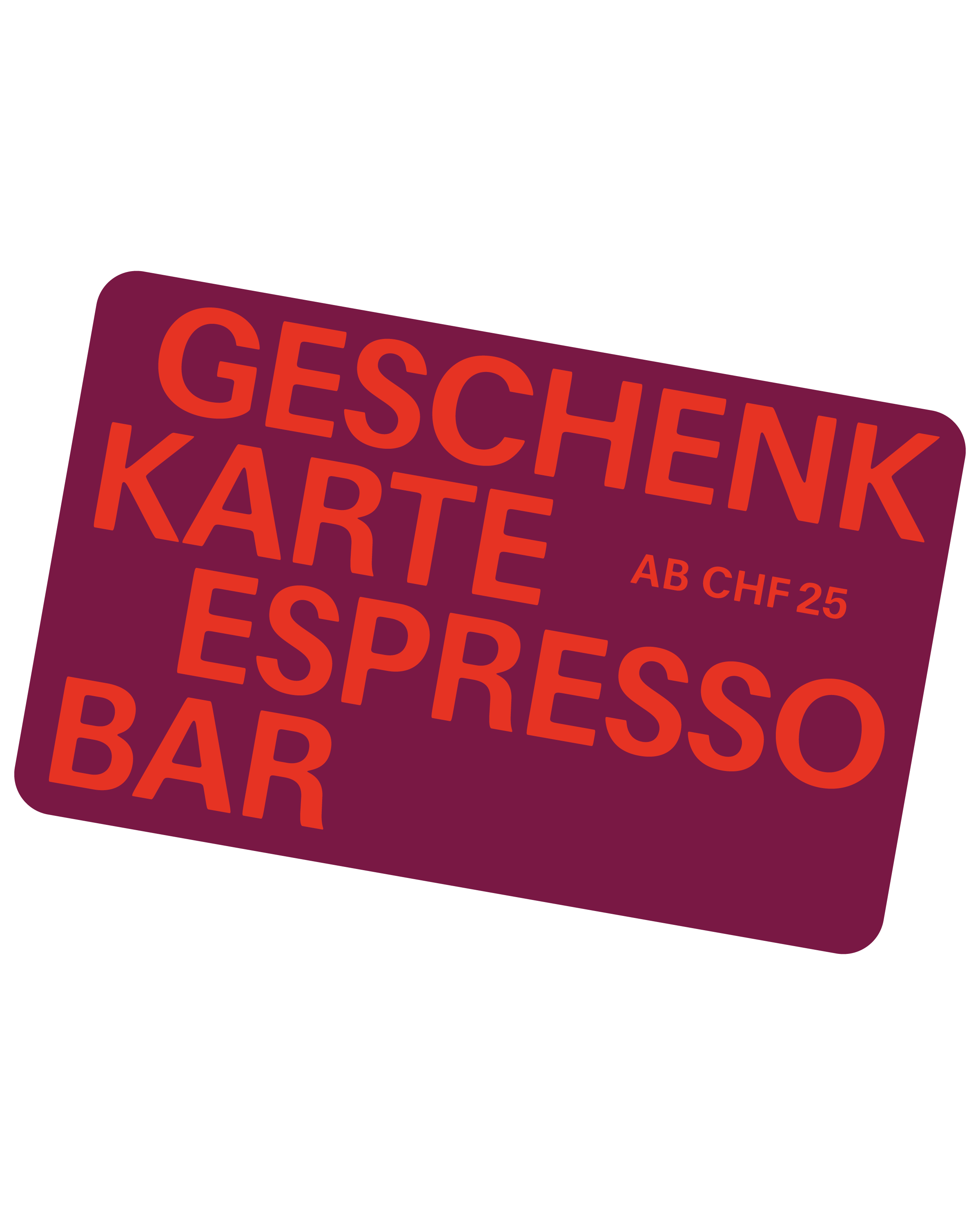 Geschenkkarte Espressobar